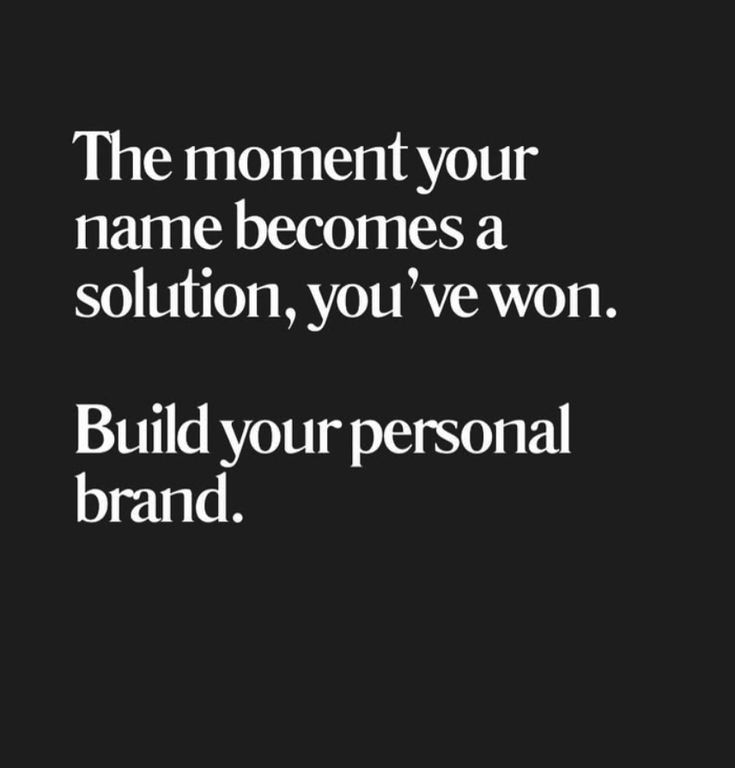 personal, brand, solution